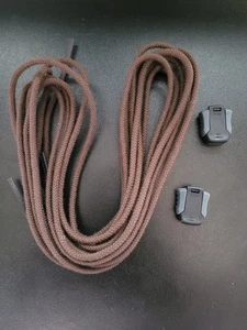 KIT HAIX PAIRE DE 2 LACETS LACAGE RAPIDE MARRON SMART LACING CONVIENT NEPAL PRO - Bild 1 von 2
