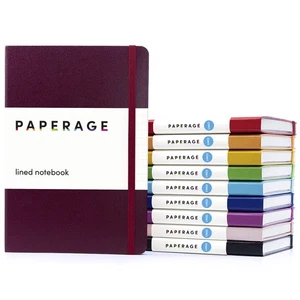 Lined Journal Notebook, 10 Pack, (Bright Rainbow), 160 Pages, Medium 5.6 in x... - Bild 1 von 9