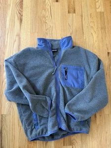 Patagonia Women's M Synchilla Fleece Jacket Grey / Blue. Pre-Owned - Picture 1 of 5