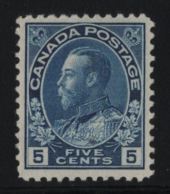 #111 Admiral 5c Canada mint well centered XF cv $300 - Image 1 of 2