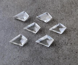 Natural Crystal Quartz Kite Faceted Cut AAA Quality Loose Gemstones For Craft - Picture 1 of 10