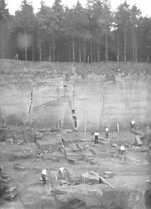 CANTERA DE PÓRFIDO diapositiva vidrio histórico < 1930 rareza pieza de colección rara - Imagen 1 de 1