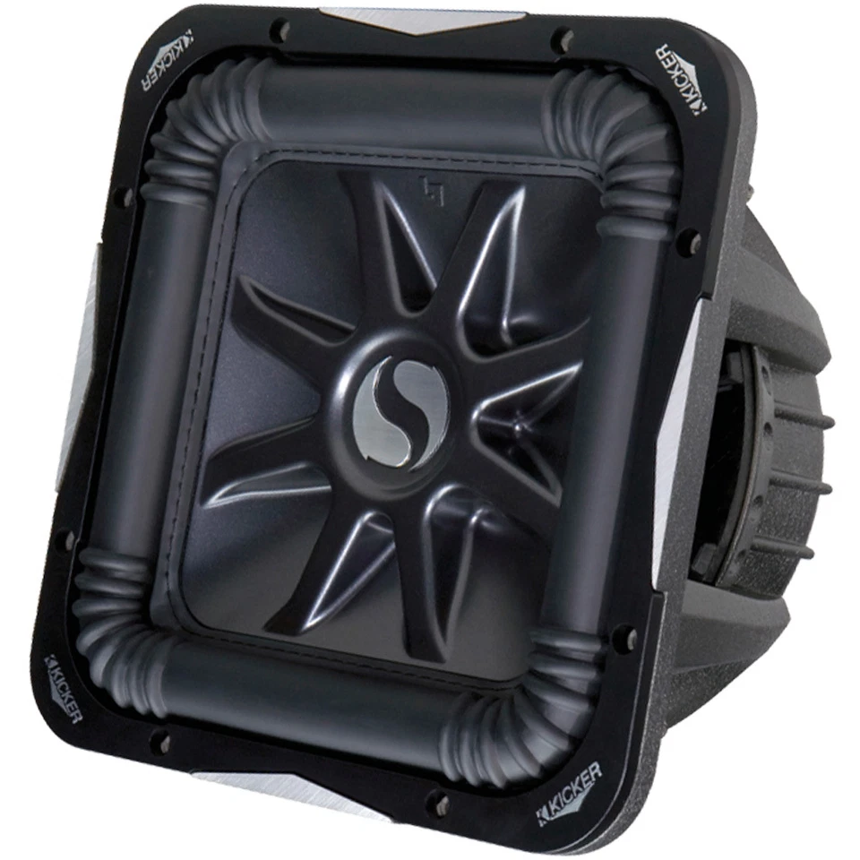 KICKER Solo-Baric L7 Woofer S12L74 - 30cm 2 x 4 Ohm Bass (12") Square Subwoofer - Bild 1 von 1