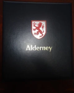 ALDERNEY DAVO 1 SG ALBUM & SLIPCASE 1983 - 2007 46 PAGES A1-33, B1-13 NO STAMPS - Picture 1 of 24