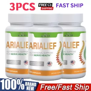 3X Arialief Capsules for Sciatica, Arialief Dietary Supplement, Pain ReliefT - Picture 1 of 10