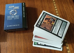 Star Trek Next Generation - Customizable Card Game - 60 card Starter Sets 1994 - Picture 1 of 4