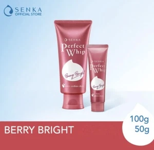 Senka Perfect Whip BERRY BRIGHT Brightening Facial Cleanser - Picture 1 of 12