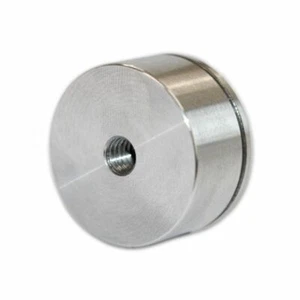 1x Heavy Duty Stainless Steel 1/4" UNF Thread Pot Magnet D30mm x 16m | Pull 30KG - Picture 1 of 3