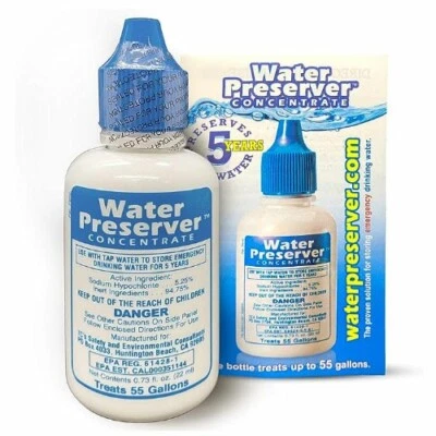 Water Preserver Concentrate For 55 Gallon Drum Storage 5 Year Shelf Life - Image 1 of 2