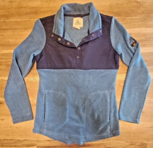 Ascend "It's All Within Reach" Blue/Navy Half Snap Fleece Unisex Adult Size XS - Picture 1 of 4