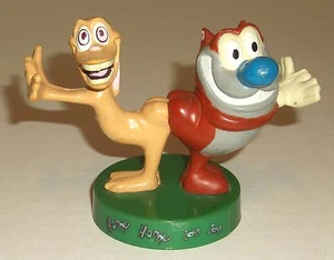REN & STIMPY 3" PVC FIGUR HAPPY HAPPY JOY JOY Vintage DAKIN 1993 NICKELODEON - Bild 1 von 1