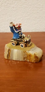 Ron Lee Bozo Riding In Car #278 Vintage Rare Hard to find piece Signed Ron 83 - Picture 1 of 4