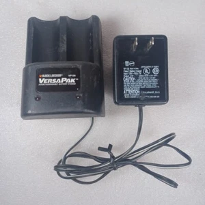 Black and Decker Model VP130 VersaPak Battery Charger ONLY 2 Port 3.9V B&D - Picture 1 of 5