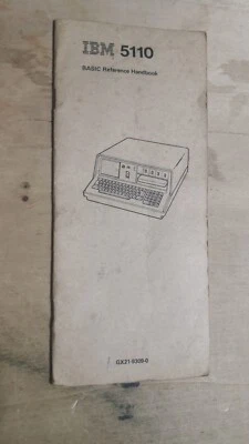 IBM 5110 manuale BASIC Reference Handbook originale vintage PRIMA EDIZIONE 1977 - Image 1 of 3