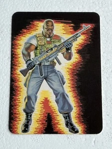 ROADBLOCK #13 1986 Hasbro Milton Bradley GI Joe Action Cards Trading Card - Picture 1 of 2