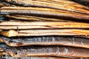 1 eel (about 900-1100 g) freshly smoked - smoked fish from the north - Picture 1 of 3