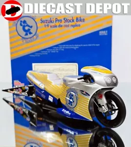 CORNWELL TOOLS 2003 SUZUKI PRO STOCK BIKE 1/9 SCALE DIECAST REPLICA - Picture 1 of 9