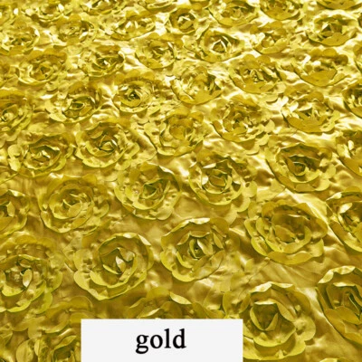 Tecido 3D flores rosas tapete de casamento vestido casa faça você mesmo toalha de mesa costurar decoração - Imagem 1 de 4