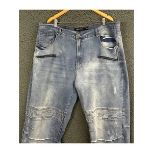 Rocawear Men's Light Wash Denim Jeans W 46 Cotton Blend - Picture 1 of 13