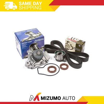 Timing Belt Kit AISIN Water Pump Fit 88-91 Honda Civic CRX 1.6L SOHC D16A6 - Image 1 of 4
