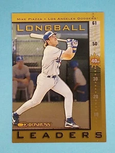 1998 Donruss Longball Leaders Mike Piazza Los Angeles Dodgers #7 3979/5000 ⚾ - Picture 1 of 2