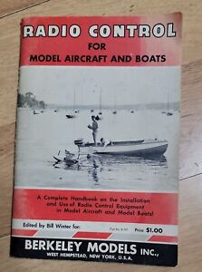 Vintage Radio Control for Model Aircraft & Boat Handbook Berkeley Models 1954