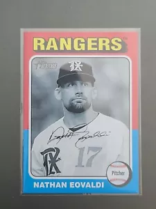 2024 TOPPS HERITAGE SP BIANCO E NERO NATHAN EOVALDI#82 - Foto 1 di 2