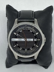 Armani Exchange AX2101 Mens Black Stainless Steel Analog Dial Quartz Watch MP496 - Picture 1 of 12