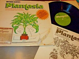 Mother Earth's PLANTASIA LP Homewood 1976 Electronic Plant Music With Booklet 