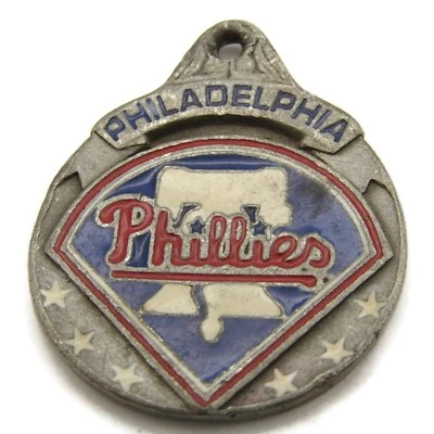 Philadelphia Phillies Keychain Pewter Siskiyou Vintage 1992 - Image 1 of 3