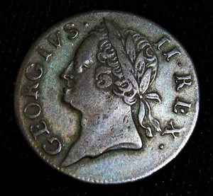 Ireland: George II Farthing 1760, KM135, S-6611, High Grade! - Picture 1 of 2
