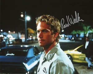 Foto firmada por Paul Walker RP reimpresión 8x10 certificado de autenticidad autografiado por Rápido y Furioso póster - Imagen 1 de 2
