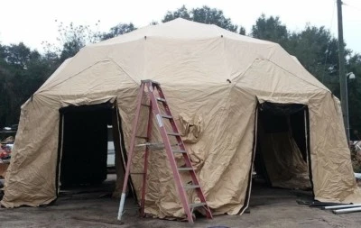 NEW US Military HDT Base-X Dome 6D31 Shelter System Tent 27x31' BIG FAST SET UP - Image 1 of 4