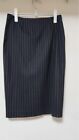 POLO RALPH LAUREN stripe pattern Skirt wool black Size 4 Made in China