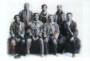 Indian Chiefs of Alaska Tanana Conference 1915, Native American History Postcard - Picture 1 of 2