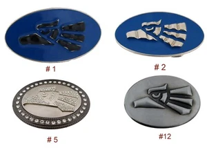 Hecho en Mexico Belt Buckle Eagle New Mens Westen Mexican Women Western Silver - Picture 1 of 35