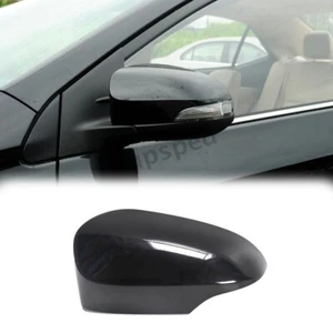 Black Left Driver Side Car Rearview Mirror Cap Cover For Toyota Corolla 2014-18 - Picture 1 of 7