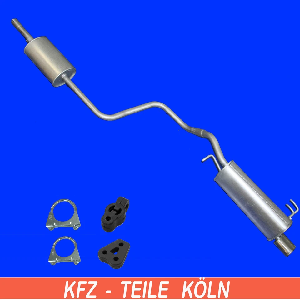 Smart 454 Forfour - 1.5 - ENDSCHALLDÄMPFER + MITTELSCHALLDÄMPFER Auspuffanlage - Bild 1 von 1