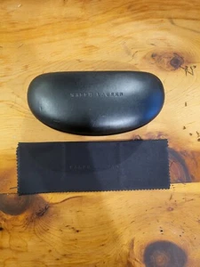 Estuche Ralph Lauren Premium Vegan Leather negro mediano cierre plegable + paño - Imagen 1 de 2