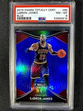 2016 #65 PANINI TOTALLY CERTIFIED LEBRON JAMES BLUE SP #D /99 PSA 9 MINT G1508