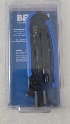 New Belden VT-200-R Coaxial Compression Tool F Interface RG59 RG6 RG7 RG11  - Image 1 of 4