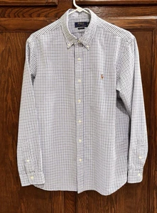 Ralph Lauren Classic Fit Herren Hemd kariert L/S Knopfleiste Gr. XL Logo - Bild 1 von 18