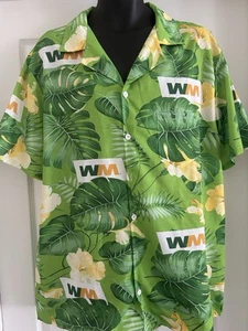 Camicia hawaiana gestione dei rifiuti estiva hawaiana da spiaggia XL - Foto 1 di 6