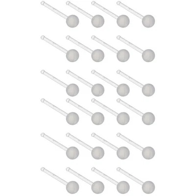  40 PCs Körperschmuck Nasenringe Retainer Flexibler Lippenohrennasenring klarer - Bild 1 von 4