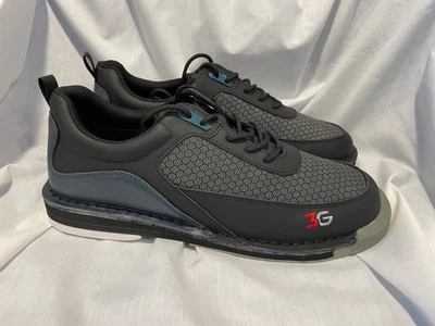 3G Bowling Shoes Mens 11.5 Tour HP Black Blue Right Handed S3019 - Image 1 of 4