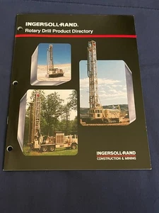 Ingersoll-Rand Rotary Drill Product Guide Dealer Sales Brochure Construction - Picture 1 of 14