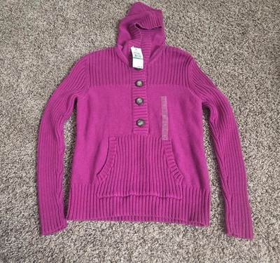 Tommy Hilfiger свитер женщин большой с капюшоном кабель трикотажа длинным рукавом женщины повседневный - Изображение 1 из 4