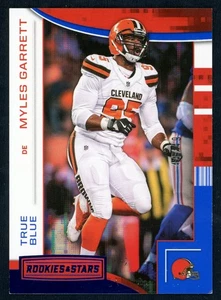2018 Rookies and Stars #70 True Blue Parallel #'d/49 SP Myles Garrett Browns - Imagen 1 de 2