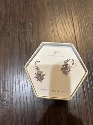 бомба вечеринки 2025 серьги распространить любовь, роза, кварц, родий, покрытие - Изображение 1 из 4