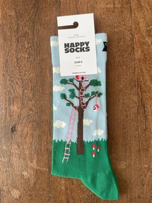 Happy Socks, Size 36-40, Tree Motif - Image 1 of 2